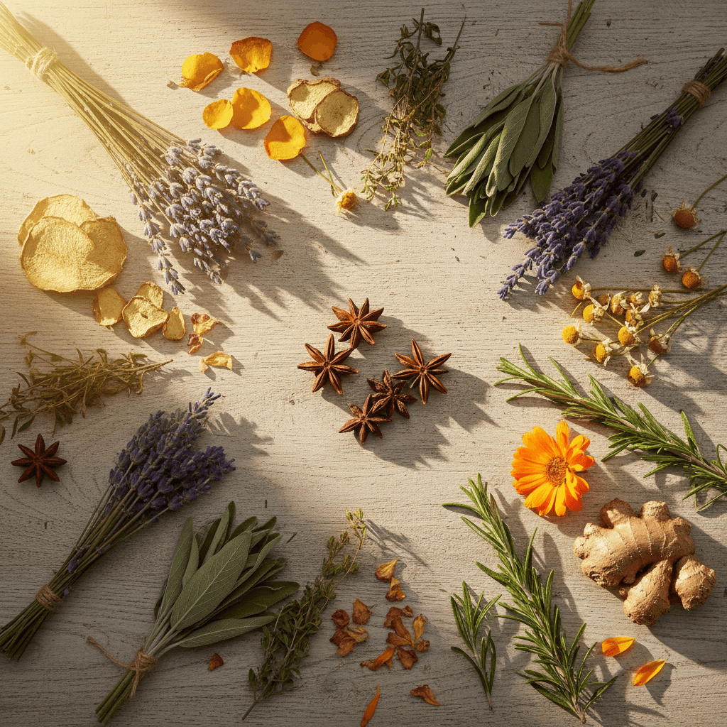 Dried herbs