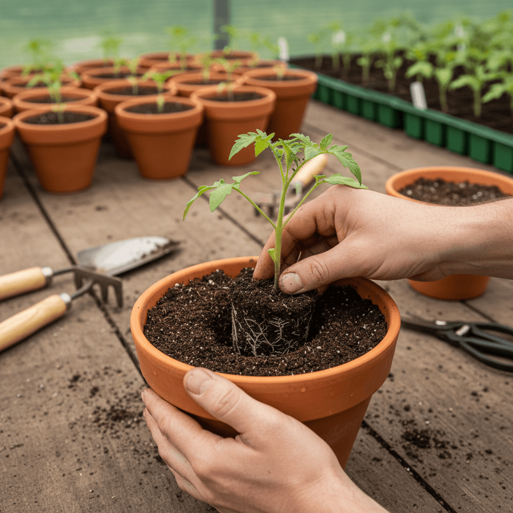 Herb seedlings