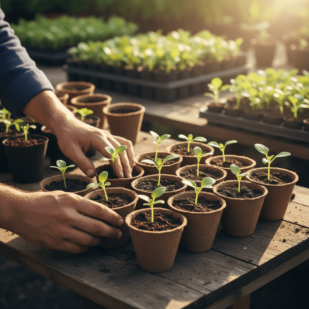 Seedlings and plants