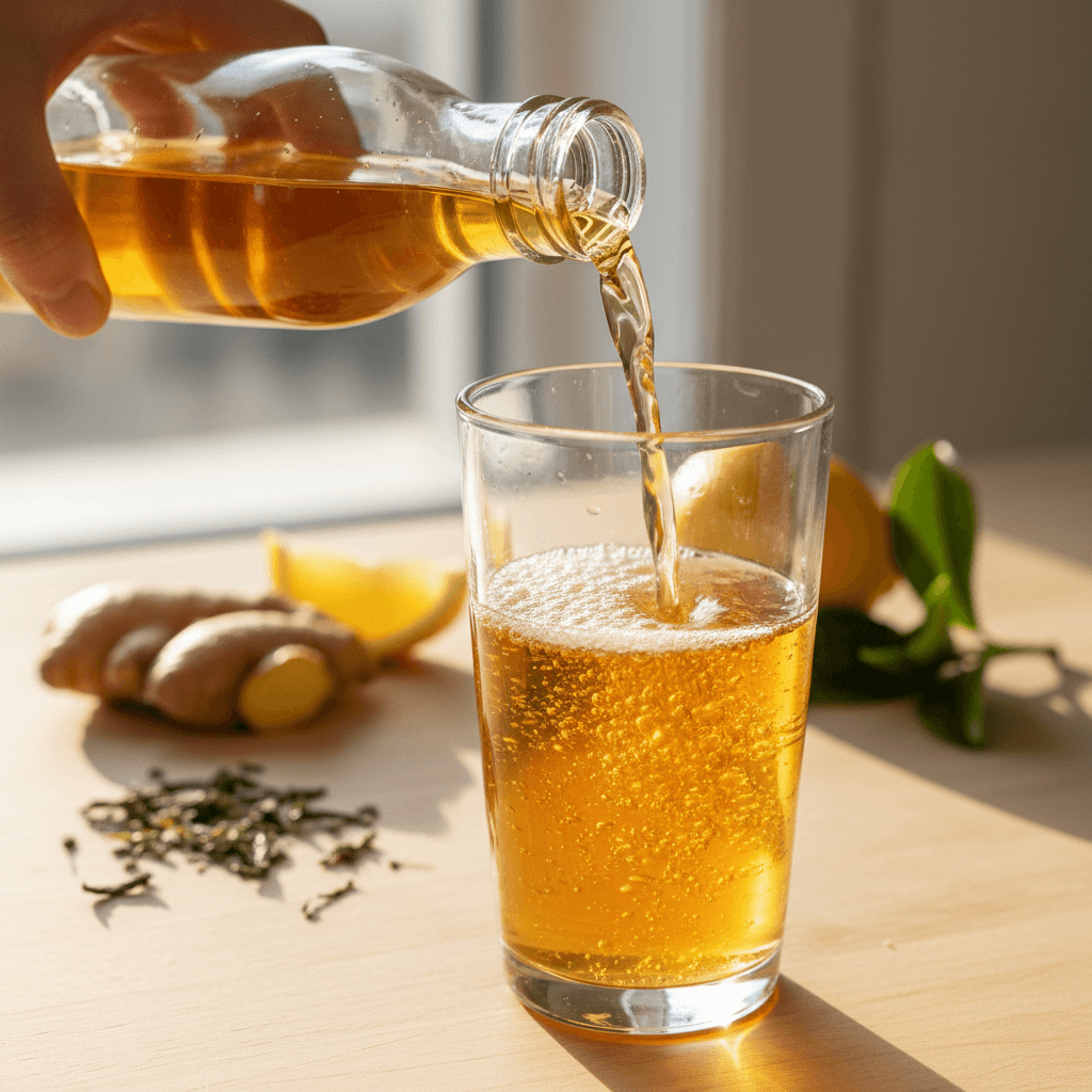 Kefir and kombucha